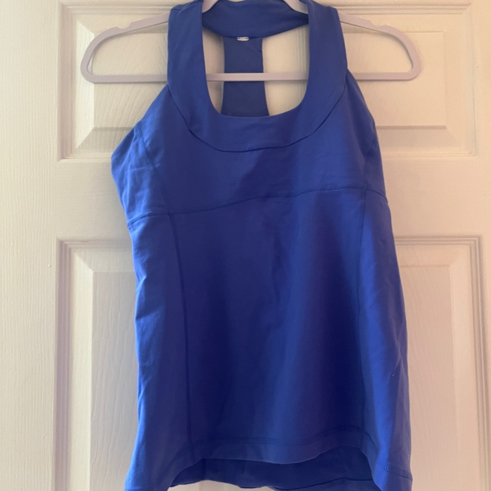 Lululemon scoop deck tank - blue